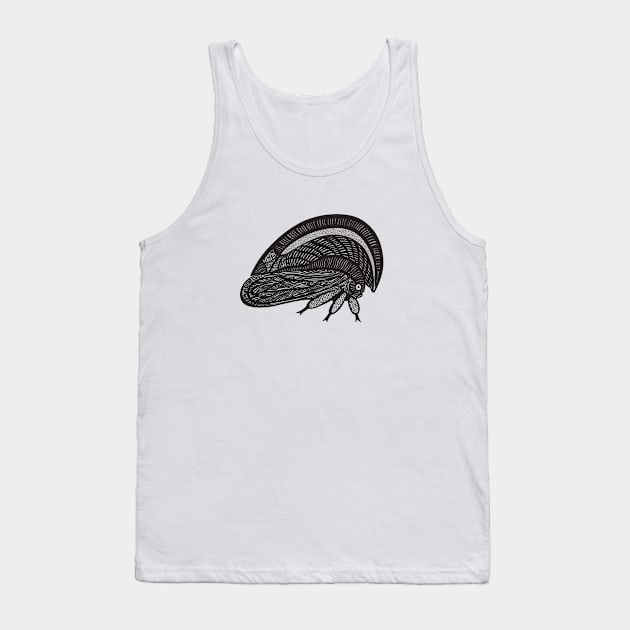 Treehopper - Membracis Bucktoni - cute bug - light colors Tank Top by Green Paladin